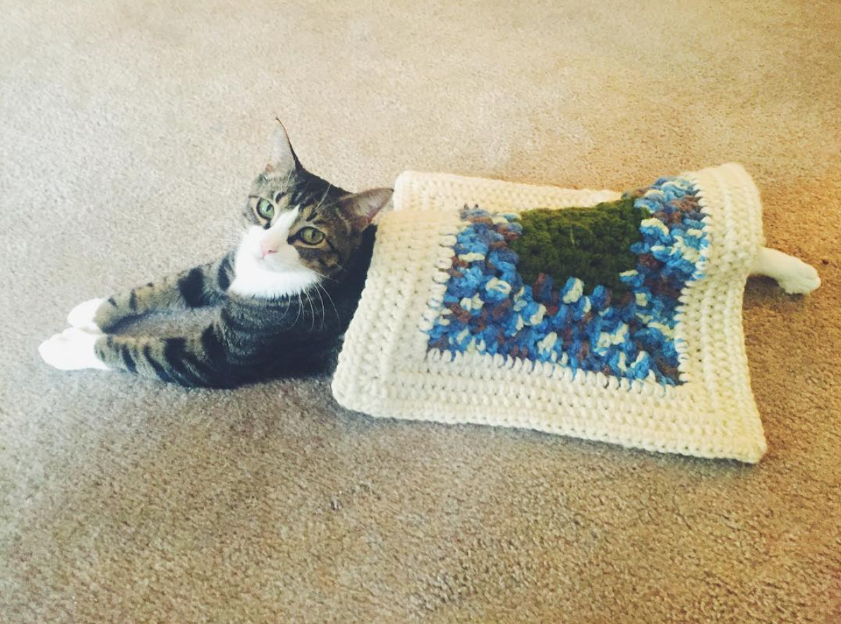 Cats Review: Critter Crafting Hand-Crocheted Cat Mat
